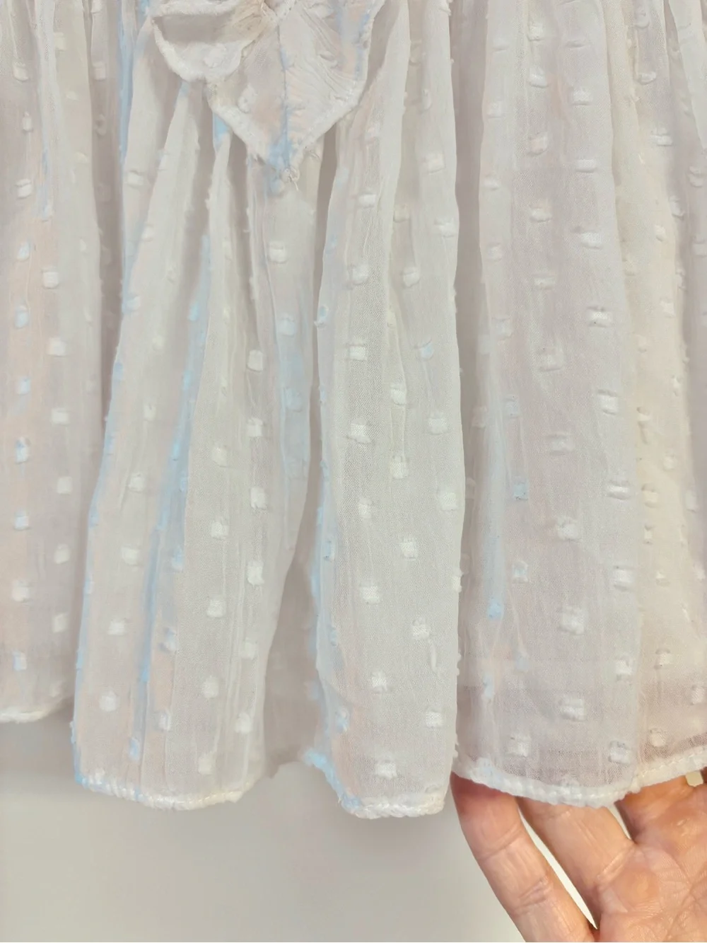 Zara White Lace Floral Embroidered Sleeveless Tank Medium - Picture 4 of 8